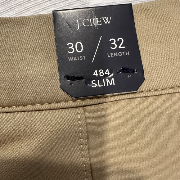 J Crew 484 Slim-fit Midweight Tech Pant for Men - Size W30/L32 - NEW. - Picture 8 of 14